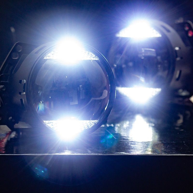 products/232/bi led projektor drl.jpg - DRL + MIGAVAC - H7 BI LED - PROJEKTORI MINI 3" (LED CHIP UGRADJEN) - Xenon Svetla Beograd